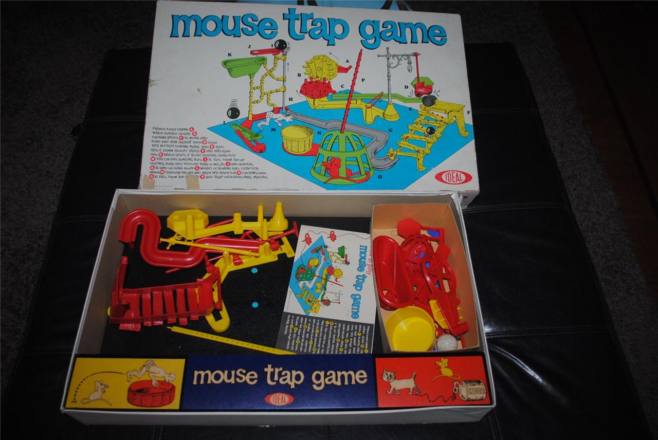 IDEAL MOUSE TRAP Board Game ORIGINAL 1963 100 COMPLETE in Box instructions RARE eBay IDEAL MOUSE TRAP Board Game ORIGINAL 1963 100 COMPLETE in Box instructions RARE eBay