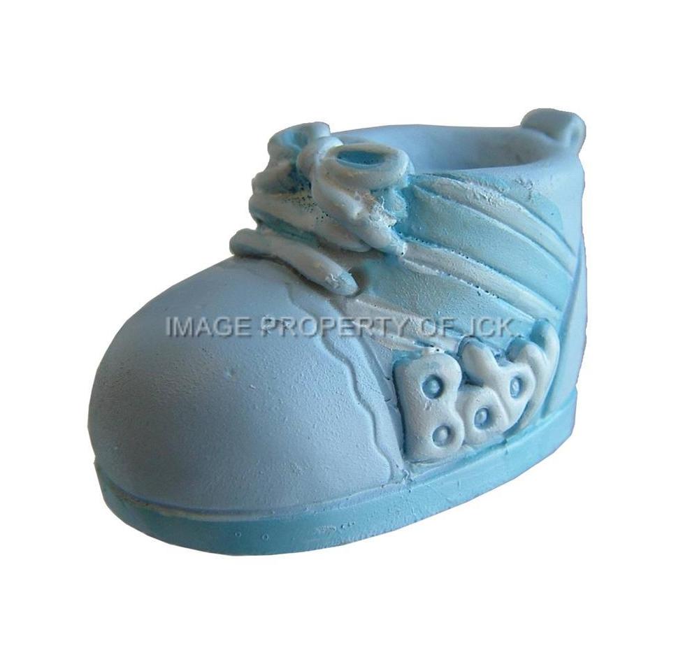 BLUE & WHITE BABY BOYS BOOTIE CHRISTENING NEW BABY SHOWER ...