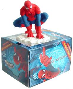 8cm SPIDERMAN ICING SUGARPASTE MODEL BIRTHDAY CAKE TOPPER ...