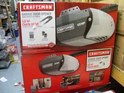 Craftsman garage door opener 53930 1/2 hp chain drive new