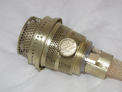 Washington Drape Aladdin Lamp on Vtg Aladdin Lamp Brass Burner Nu Type Model B Oil Kerosene Mantle Lamp