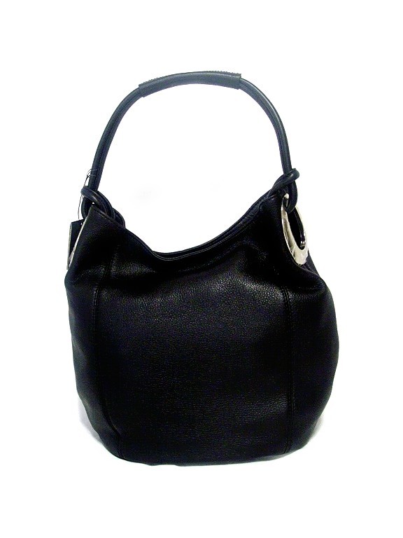 NEW & RARE! OROTON BLACK KIERA HOBO CALF LEATHER HANDBAG HAND BAG RRP