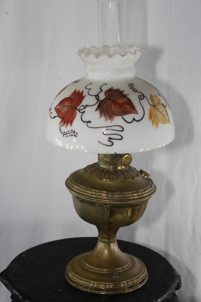 ALADDIN GONE WITH THE WIND OIL LAMP MODEL #7 BRASS 1918