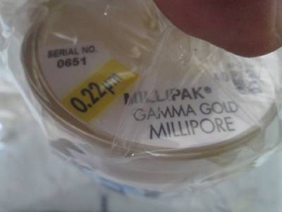 Millipore 0 2 um filter