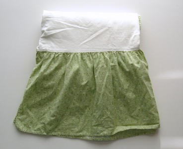Crib Dust Ruffle Carter S Baby Boy Girl Cotton Euc