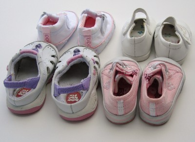 Buster Brown Shoes on Lot 4 Carters Buster Brown Baby Girl Shoes Sz 1  2  3   Ebay