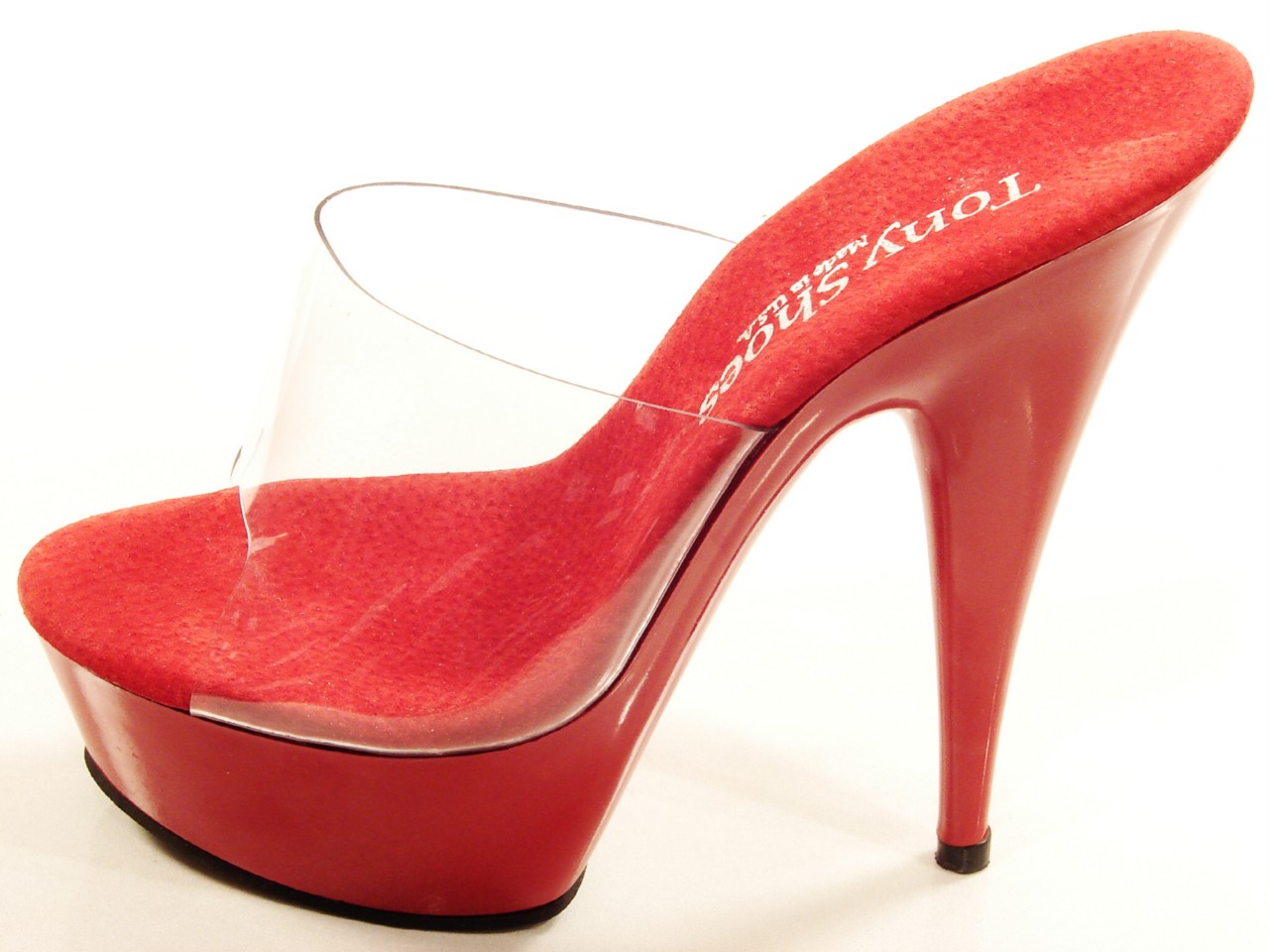 red platform slides