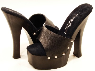 Wood platform high heel sandals Wood platform high heel sandals