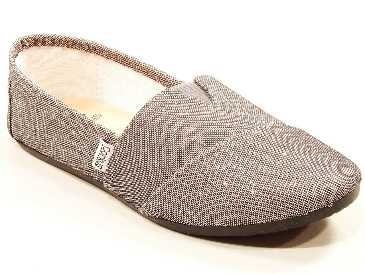 WOMENS CORKYS GLITTER SUES CASUAL SLIP ONS PINK PEWTER BLACK PINK