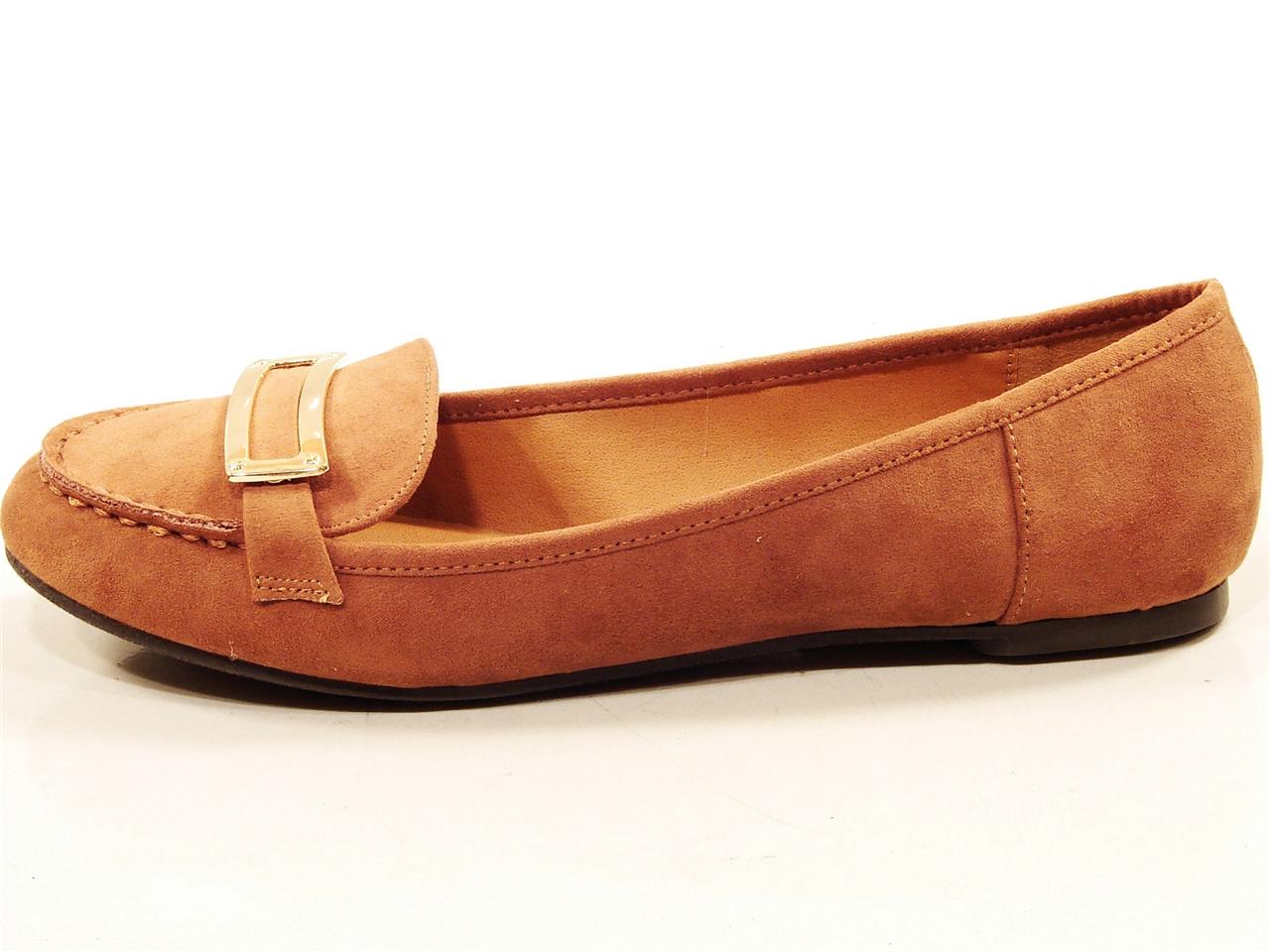 qupid flat trim loafer mules