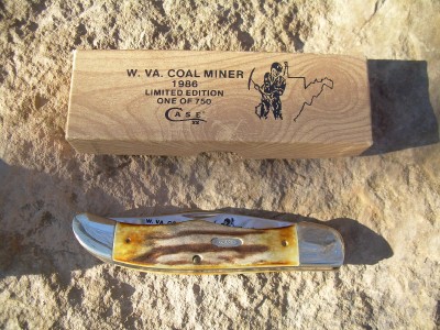 coal case wv miner xx 1986 knife limited edition