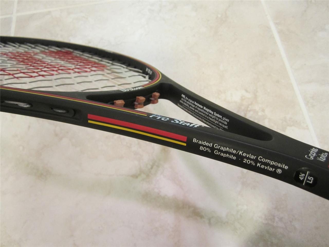 WILSON PRO STAFF MIDSIZE 85 TENNIS RACQUET (4 5/8) NEW GROMMETS
