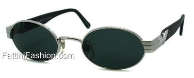 New Emporio Armani EA 054/S 707 silver black sunglasses