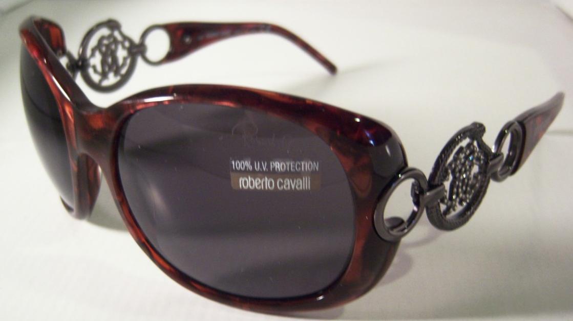 Roberto Cavalli Rubino 446/S crystal wine sunglasses