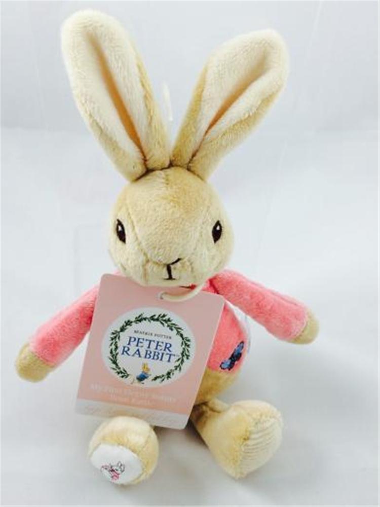 Peter Rabbit Soft Rattle & Matching Peter Rabbit Taggie Comfort Blanket BabyGift 