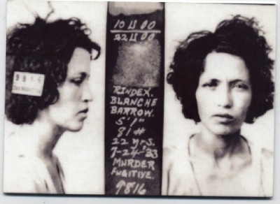 Details about Bonnie and Clyde Gang -Blanche Barrow Mug Shot on METAL