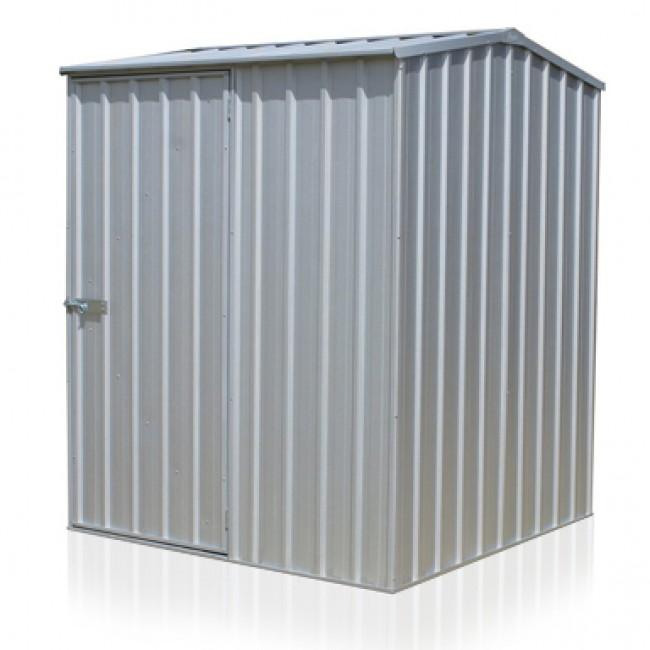 Absco Premier Gable Roof 1.52m x 1.52m Single Door Zincalume Shed