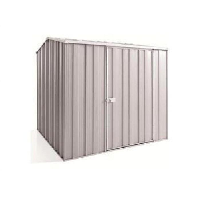 ... 1m x 2.1m Gable Roof Garden Shed Zinc Single Door Storage Sheds | eBay