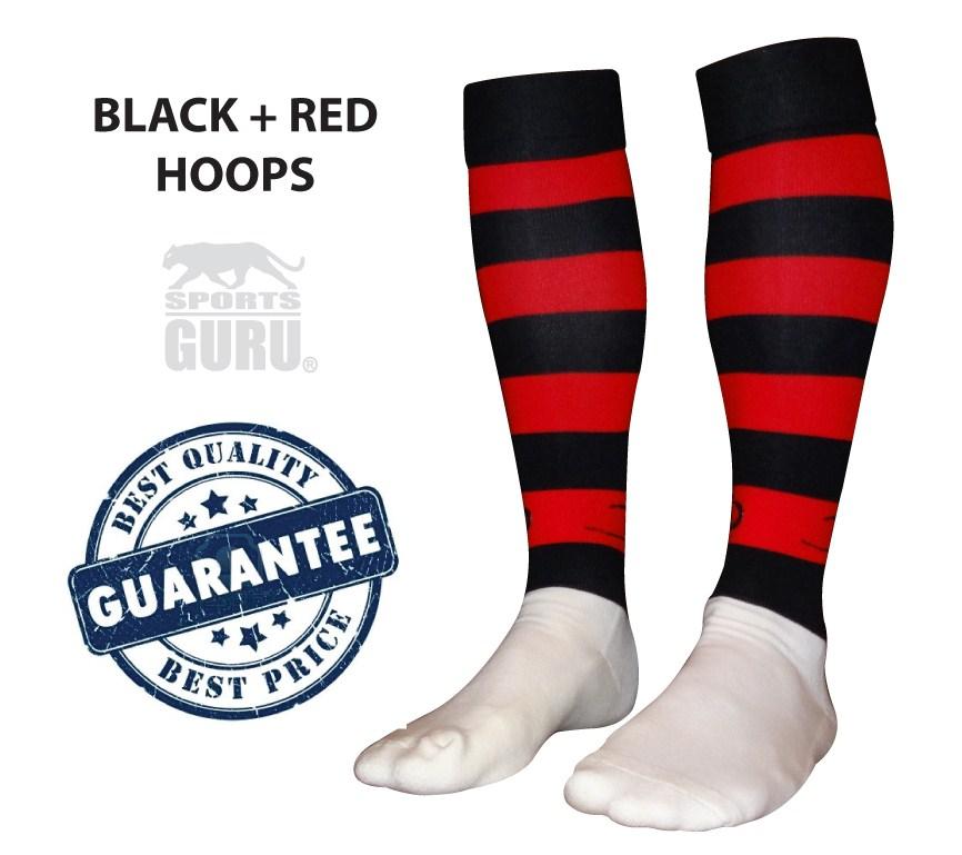 Bulk Mens Youths Kids Footy Football Sports Socks Black White Richmond