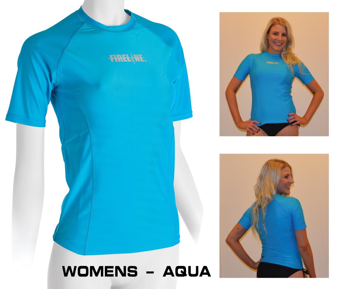 Ladies rashie surf rash vest guard swimwear bikini swimsuit FREE sports