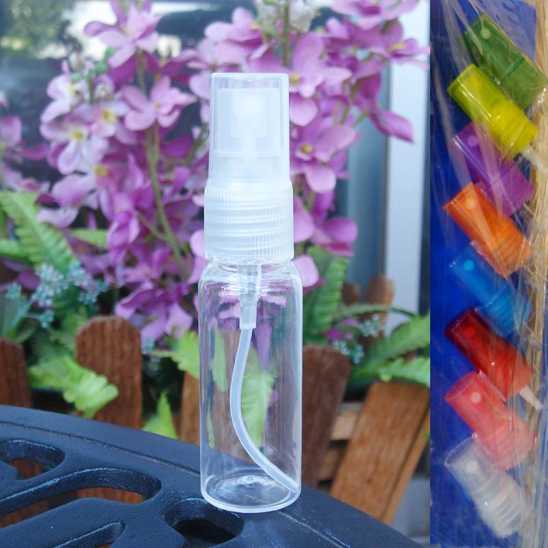 20ml-Clear-PET-Plastic-Bottle-Atomizer-Perfume-Spray-18mm-choose-color