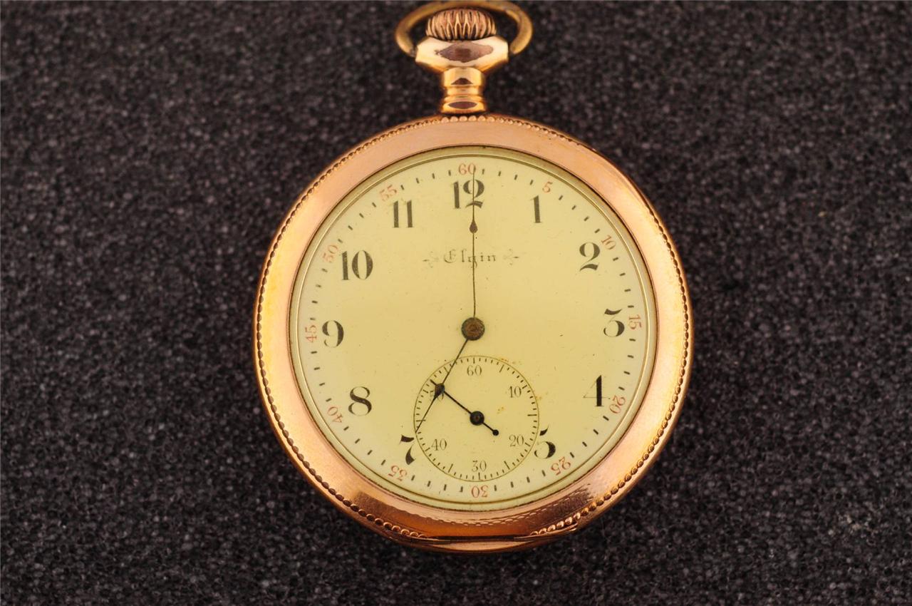 Vintage 12 Size Elgin Pocket Watch from 1904 Grade 235 Running eBay