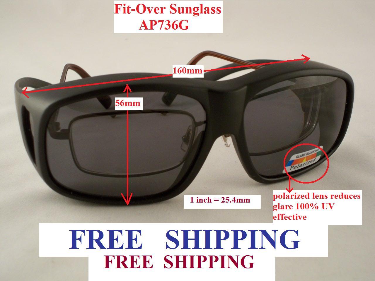 XL POLARIZED FIT OVER CATARACT SUNGLASSES GOGGLES 736 eBay