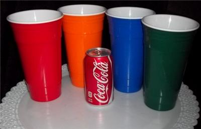 reusable syle insulated cups solo orange colors oz