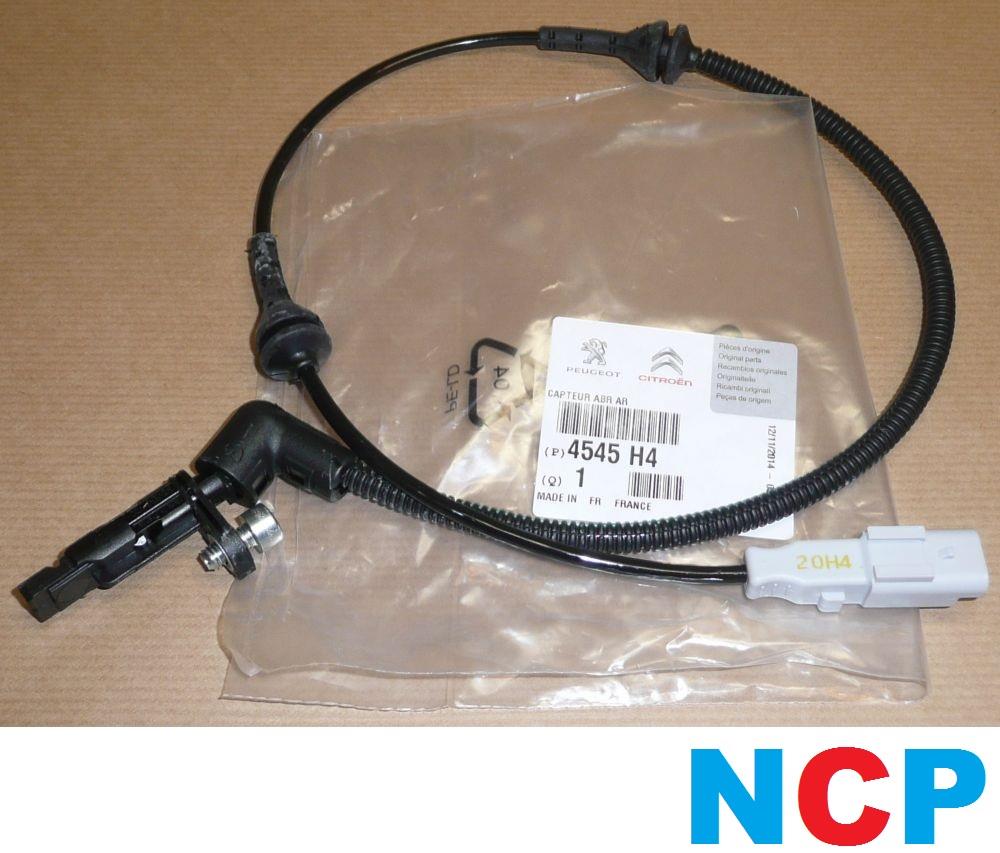 REAR ABS ABR WHEEL SPEED SENSOR FOR PEUGEOT 607 4545H4 RH / LH SIDE GENUINE