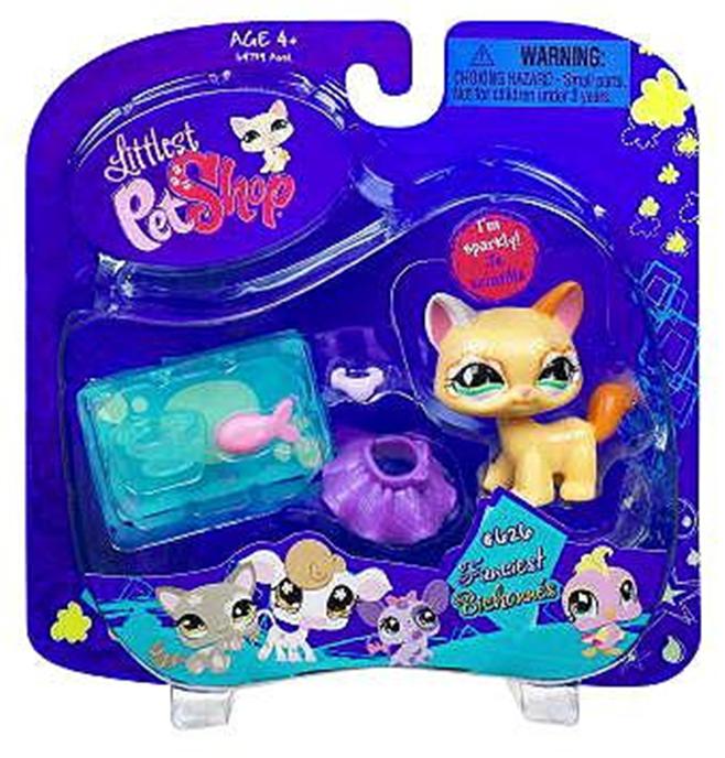 littlest pet shop glitter cat