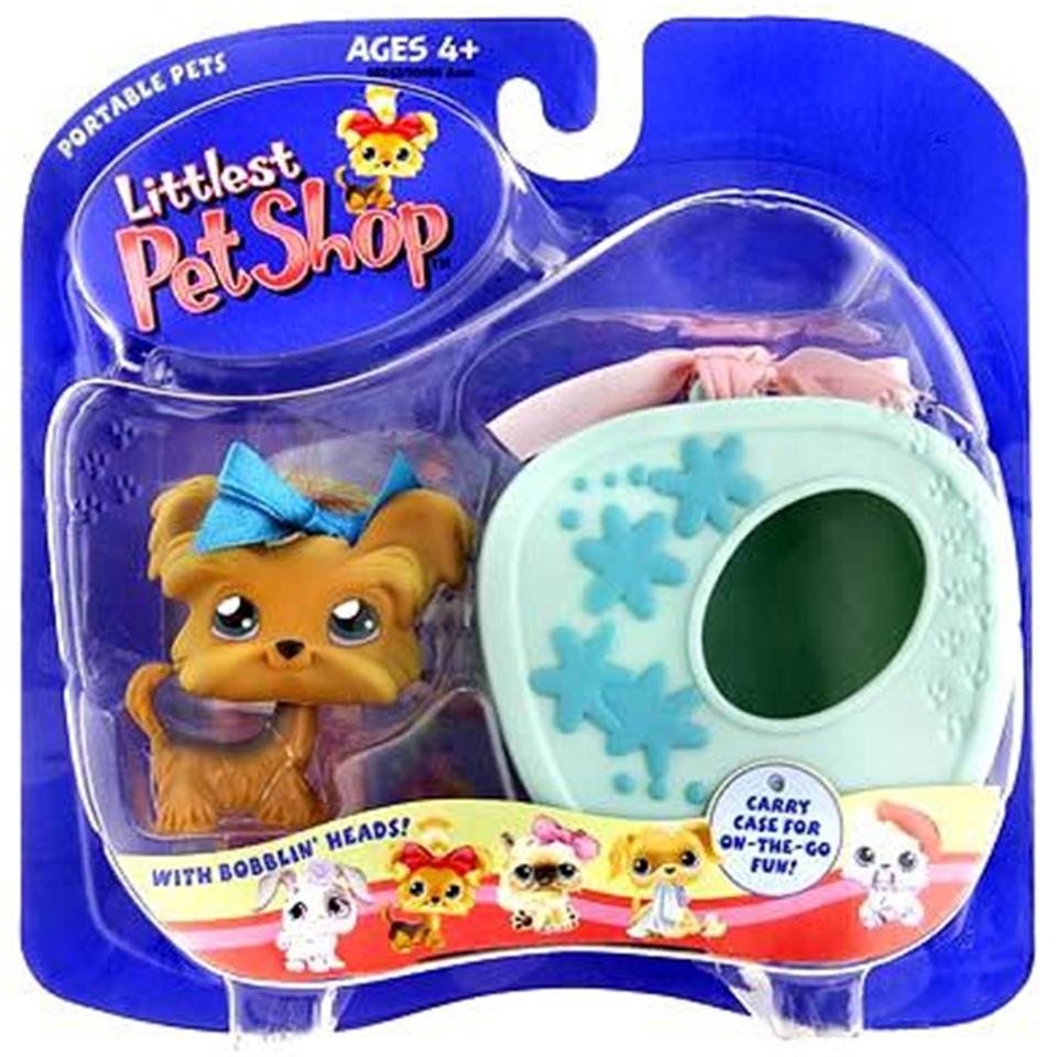 Littlest Pet Shop SHIH TZU Dog w/CASE lot 6 NIB Rare Retired FIRST 80