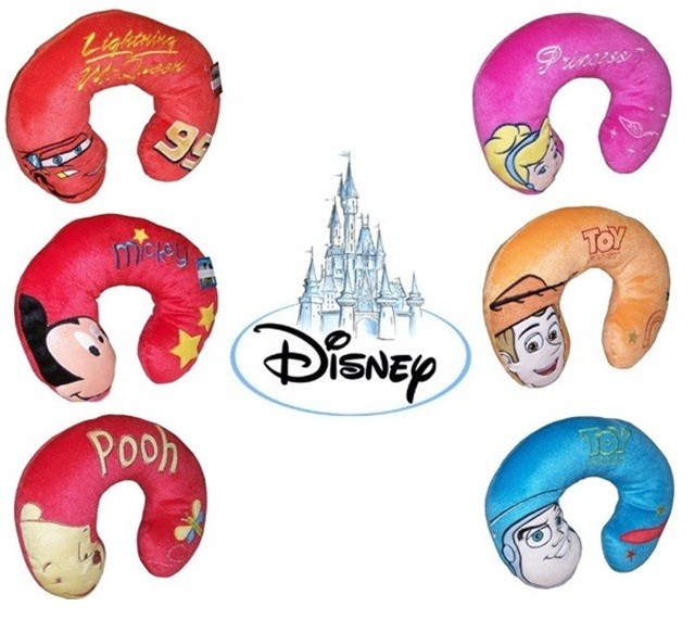 NEW DISNEY KIDS TRAVEL NECK PILLOW HEAD SUPPORT CUSHION eBay
