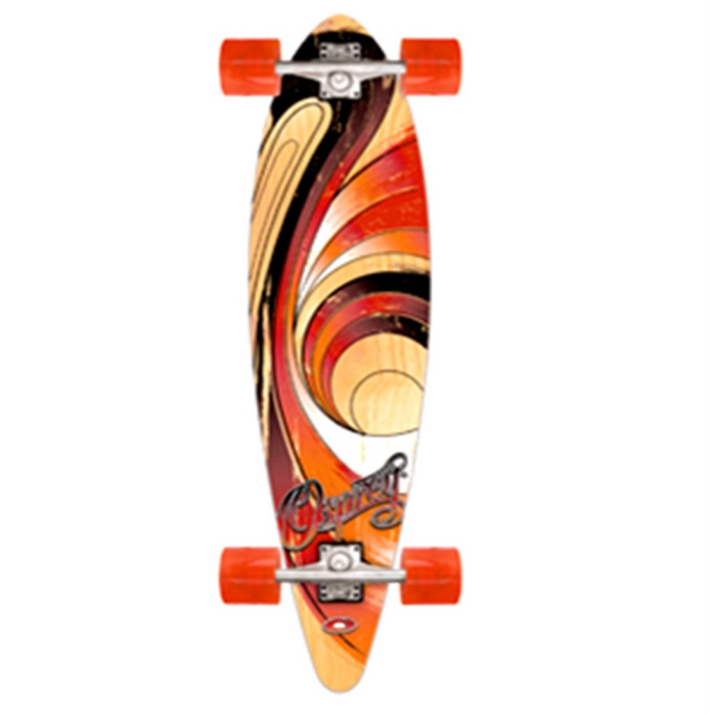 OSPREY LONGBOARD CRUISER LONG SKATE BOARD SKATEBOARD BEACH TRUCKS DECK