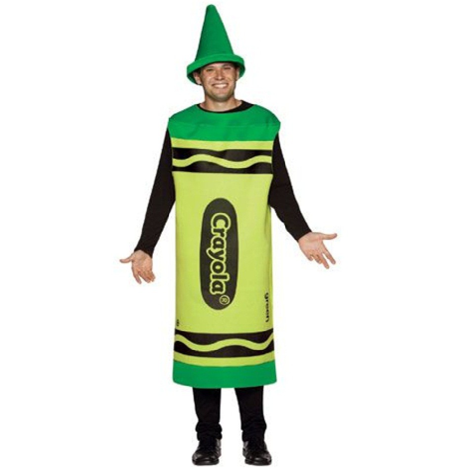 MENS ADULT CRAYOLA CRAYONS MARKER FELT TIP PEN HAT FANCY DRESS COSTUME