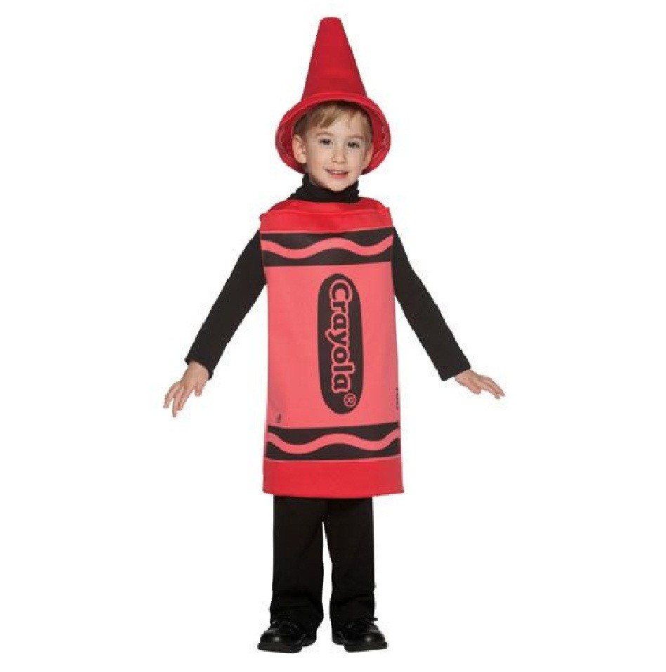 TODDLER CRAYOLA CRAYONS MARKER FELT TIP PEN HAT FANCY DRESS COSTUME