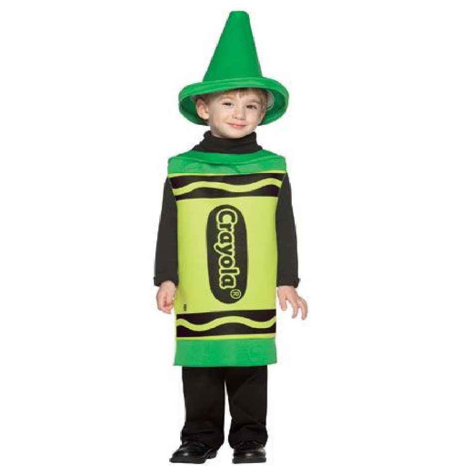 TODDLER CRAYOLA CRAYONS MARKER FELT TIP PEN HAT FANCY DRESS COSTUME