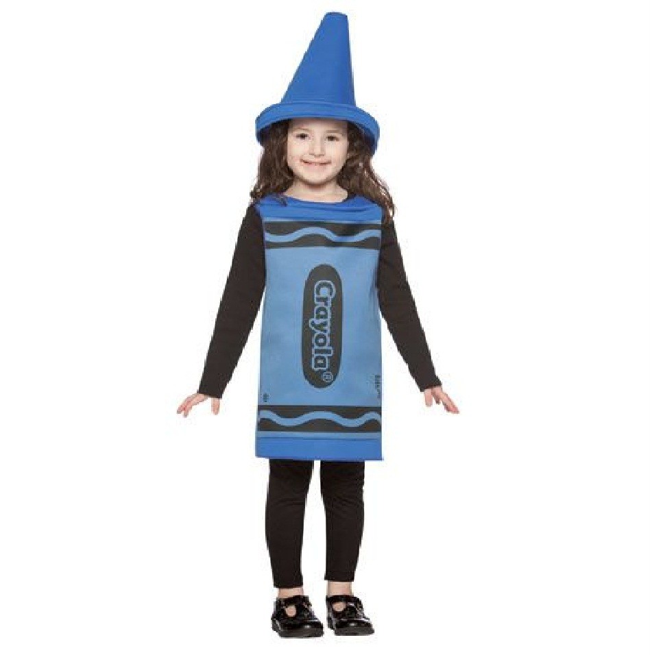 TODDLER CRAYOLA CRAYONS MARKER FELT TIP PEN HAT FANCY DRESS COSTUME