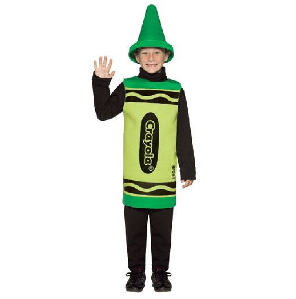 CHILDRENS KID CRAYOLA CRAYONS MARKER FELT TIP PEN HAT FANCY DRESS