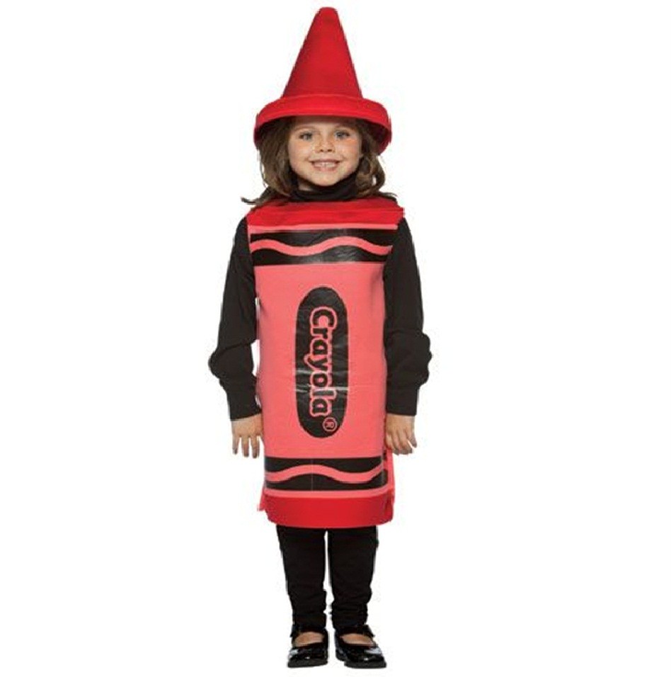 CHILDRENS KID CRAYOLA CRAYONS MARKER FELT TIP PEN HAT FANCY DRESS