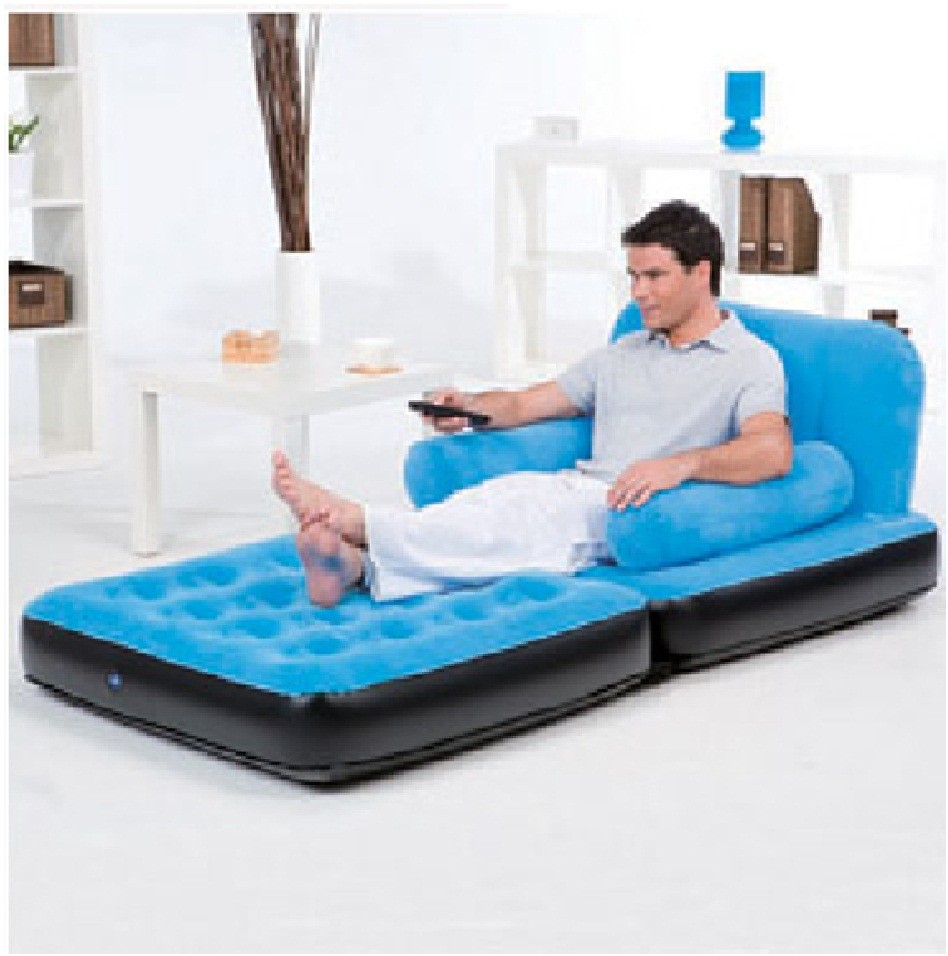 bestway inflatable led lounger