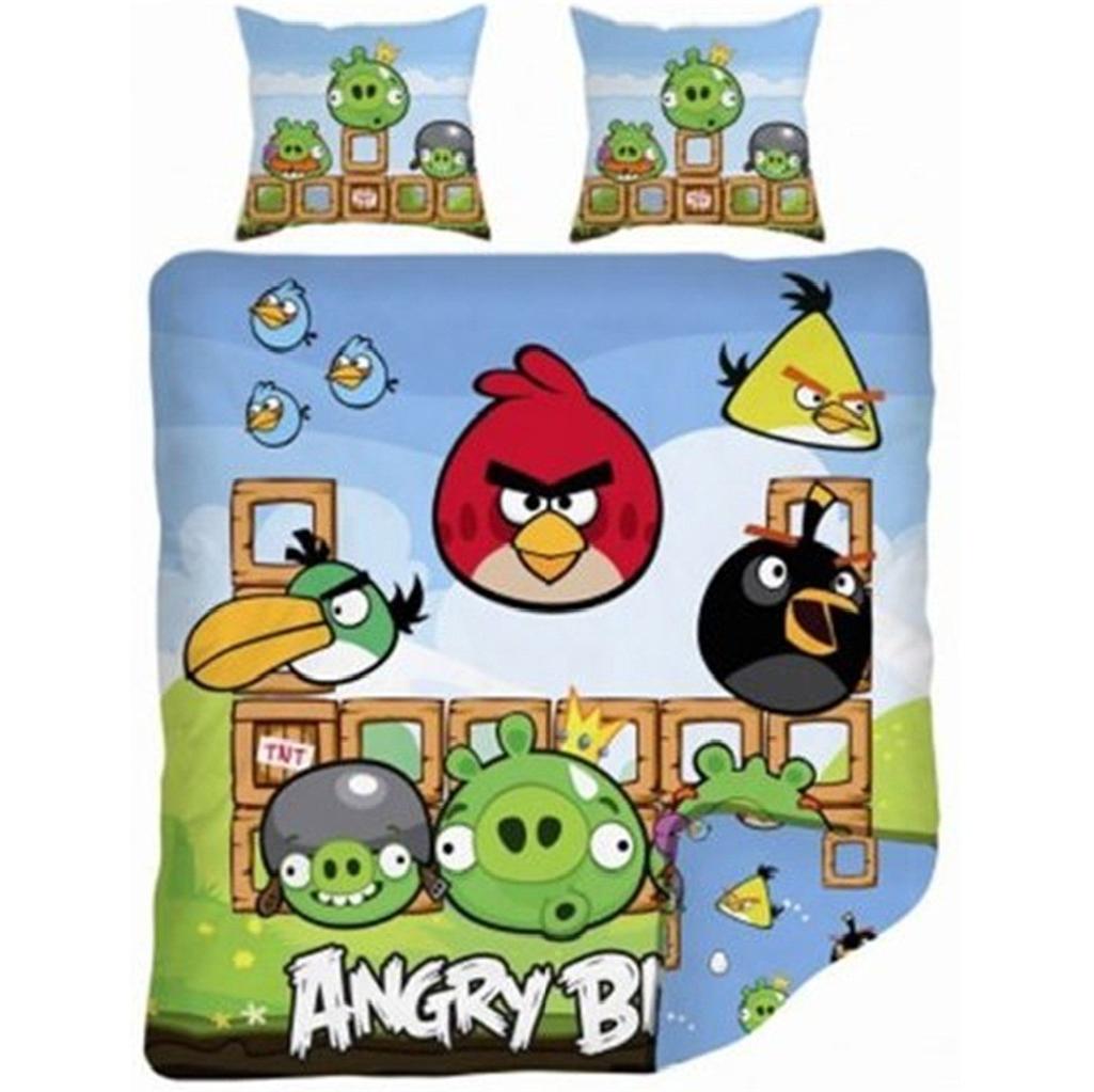 Kids Duvet Cover Sets Angry Birds Angry Birds Game Double Panel Duvet Set Quilt Cover Bedding Bed 036641