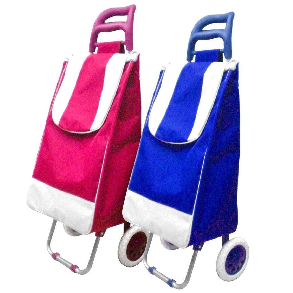 LIGHTWEIGHT FOLDING TRAVEL SHOPPING TROLLEY GROCERY BAG CART LARGE
