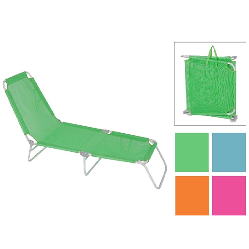 NEW FOLDING ADJUSTABLE SUN LOUNGER BED MAT CAMPING GARDEN BEACH POOL eBay