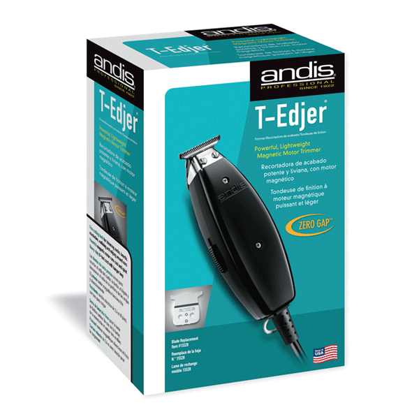 Andis T Edjer Professional Hair Trimmer T Blade 15430 Black T Edger