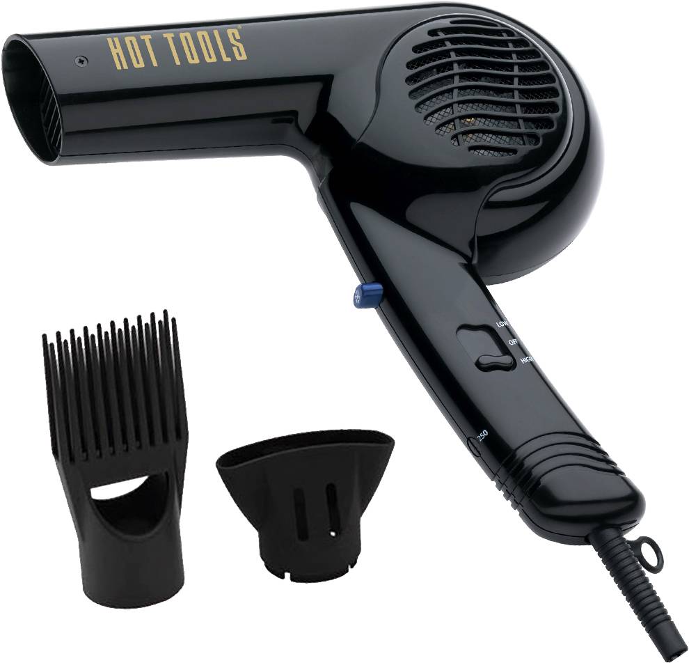 Hot Tools Dual Voltage Professional Hair Blow Dryer 1875W Concentrator