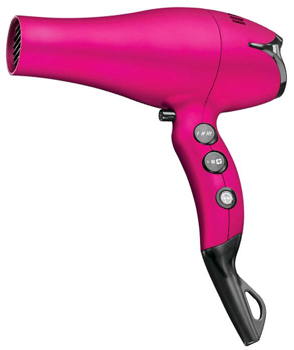 Hot Tools Fabulous Fuchsia 1875W Salon Turbo Ionic Lite Hair Dryer