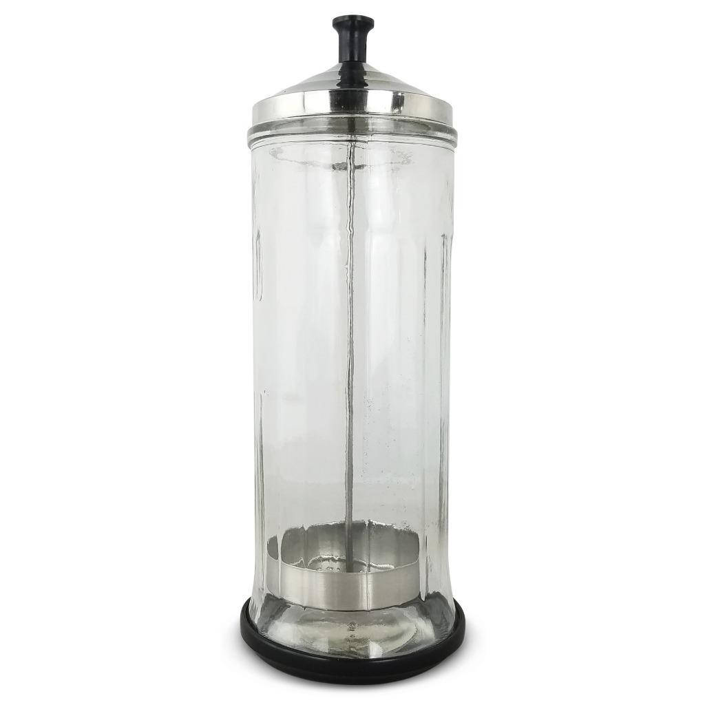 Common Wealth Glass Disinfecting Jar For Barber Salon Barbicide