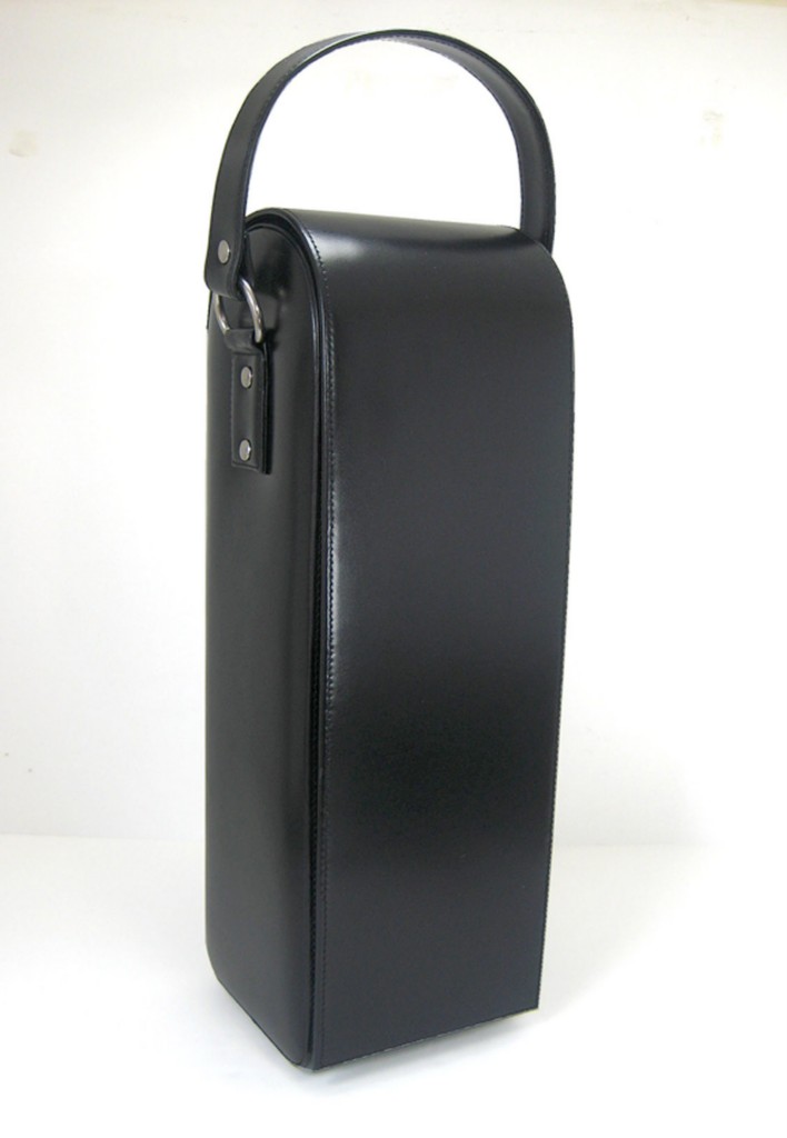 Genuine Leather Champagne/Wine/Liquor Carry Case, NEW! eBay
