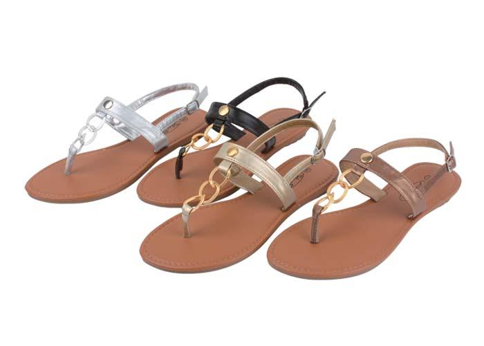 Women-Gladiator-Roman-T-Strap-Ankle-Flat-Thongs-Sandals-Shoes-Size-5 ...