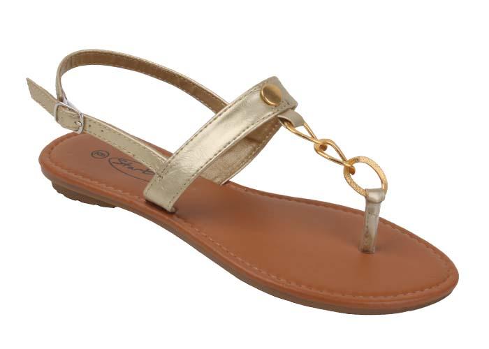 ... Gladiator-Roman-T-Strap-Ankle-Flat-Thongs-Sandals-Shoes-Size-5-11-2204